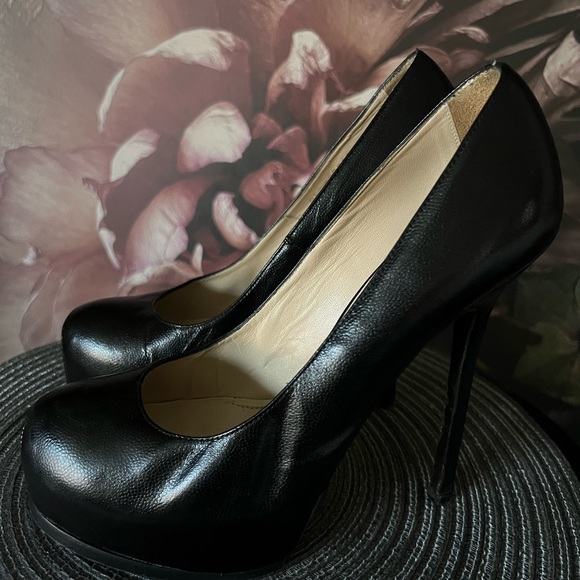 YSL Vernigolf Tribtoo 105 Textured Platforms size 41EUR/9.5US - Picture 3 of 10